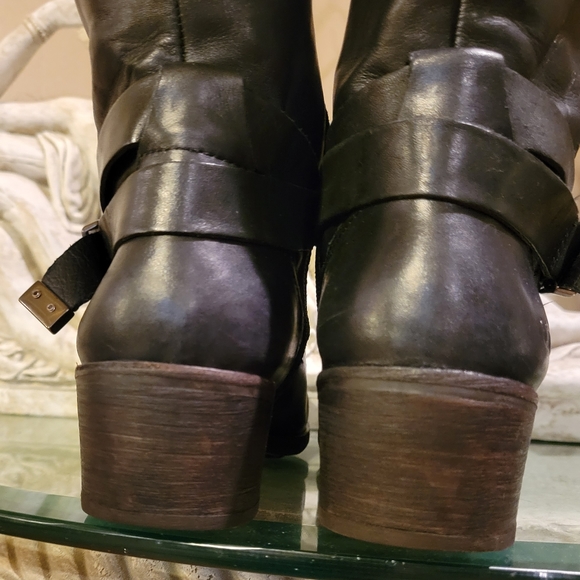 Ugg Bess Over the Knee Leather Riding Boots in Black Size 7.5 #480 - Picture 13 of 17